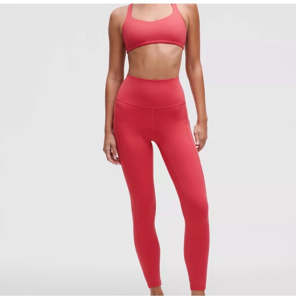 Lululemon Coral Align leggings with Pockets